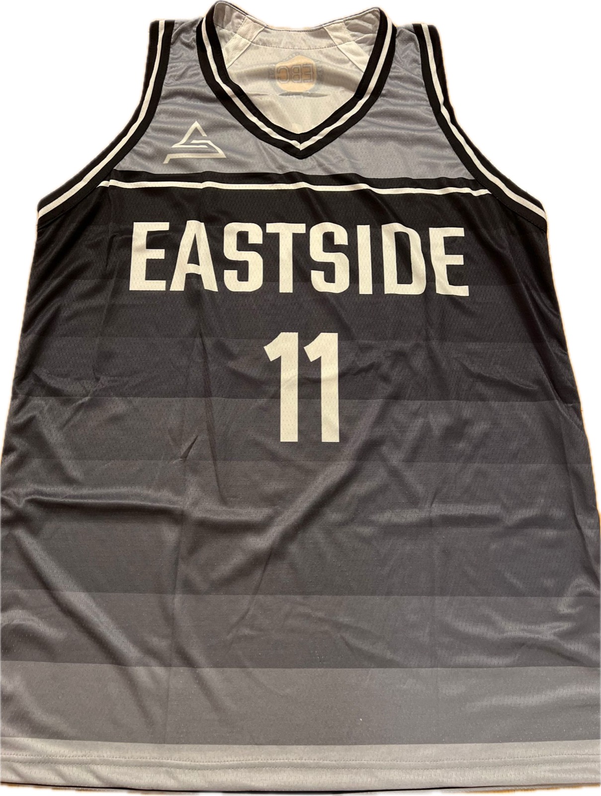 Blue custom jersey front